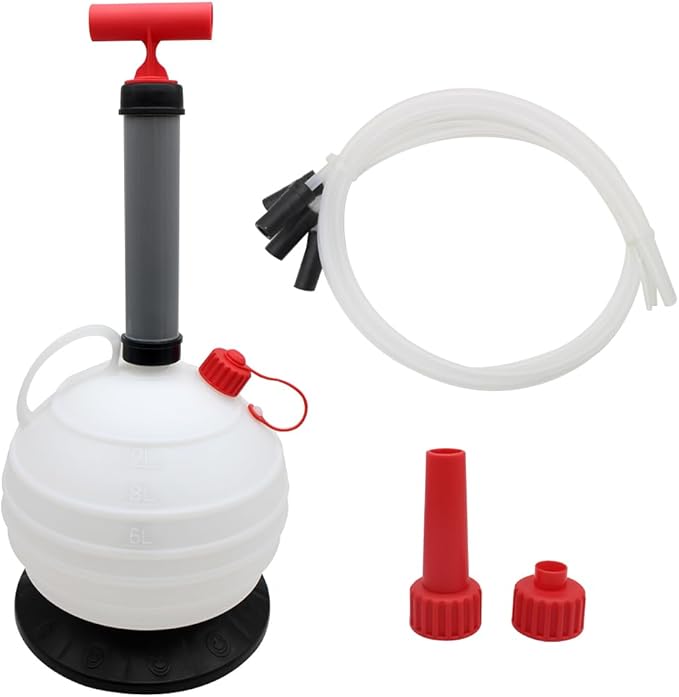 9L Portable Manual Oil Change Pump Suction Unit Vacuum Suction Pump